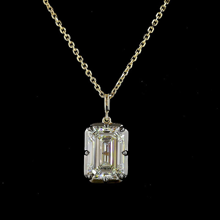 14kt Yellow Gold Lab Diamond Pendant