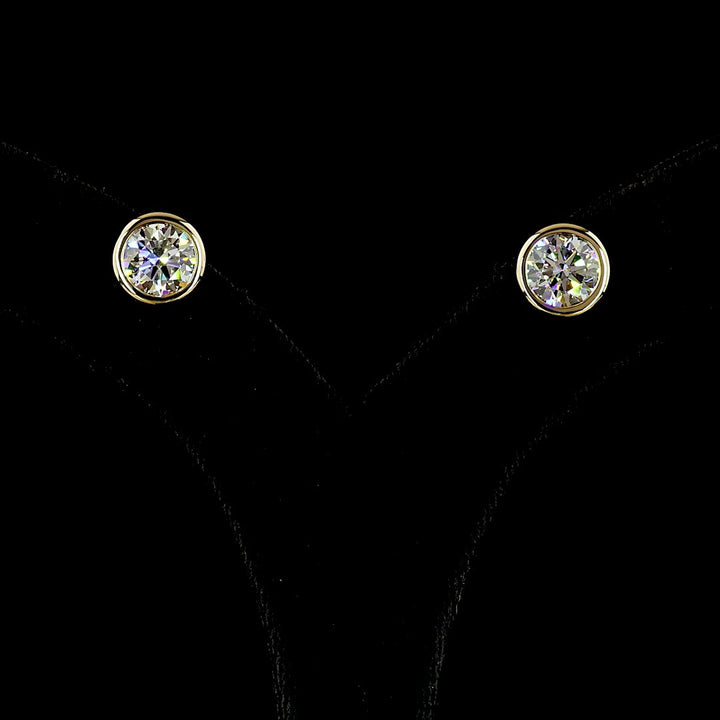 14kt Yellow Gold Lab Diamond Studs