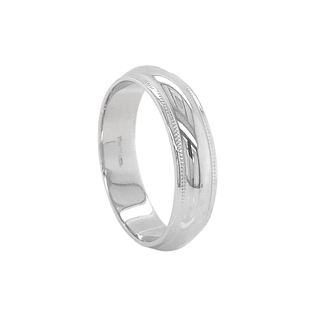 18kt White Gold Band