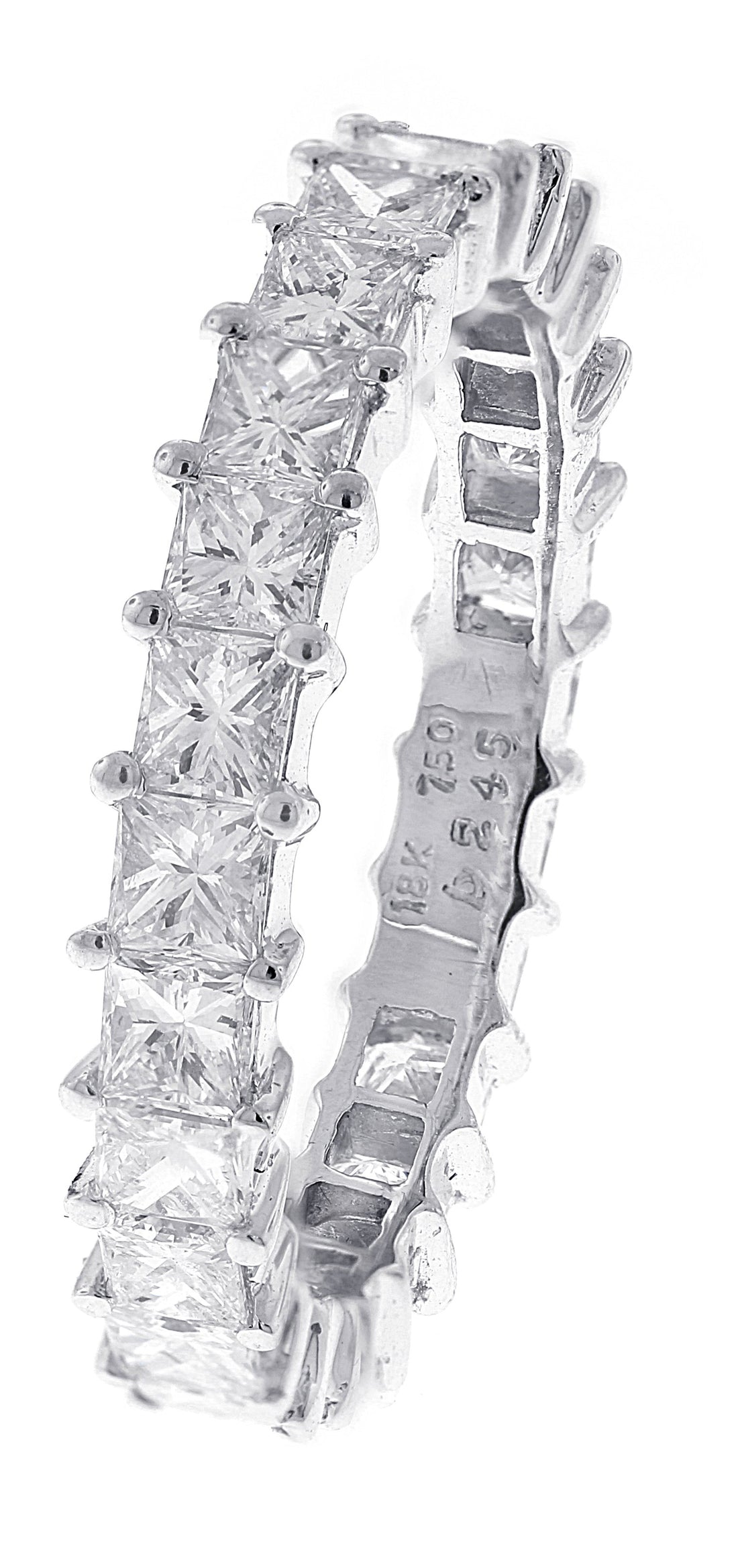18kt White Gold Eternity Band