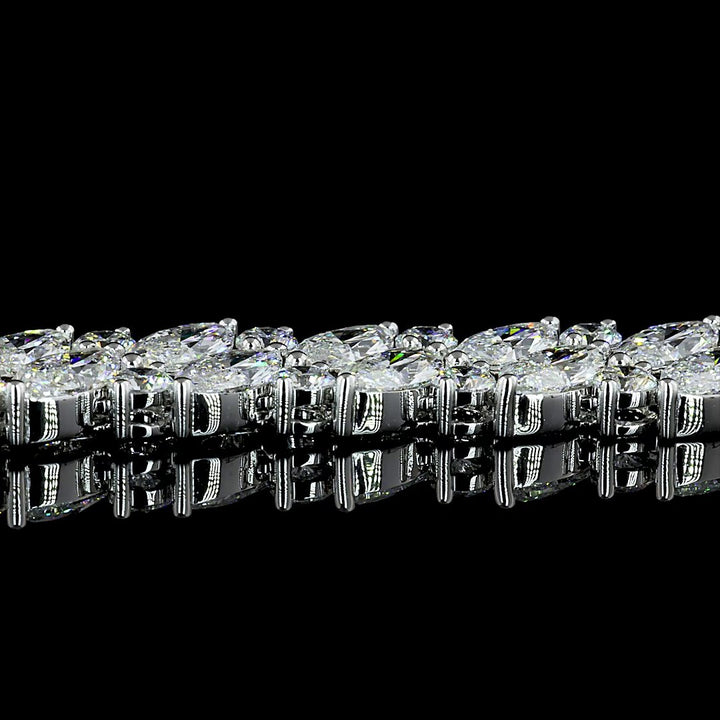 14kt White Gold Lab Diamond Necklace