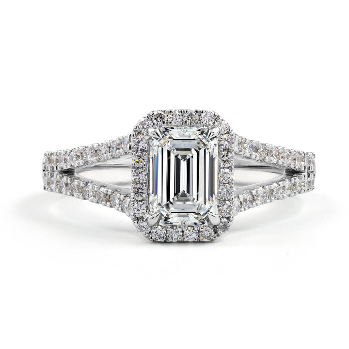 18kt White Gold Lab Diamond Ring