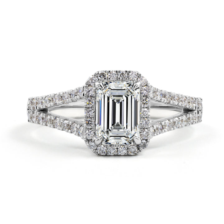 18kt White Gold Lab Diamond Ring