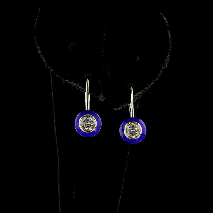 14kt Yellow Gold Lab Diamond Earrings