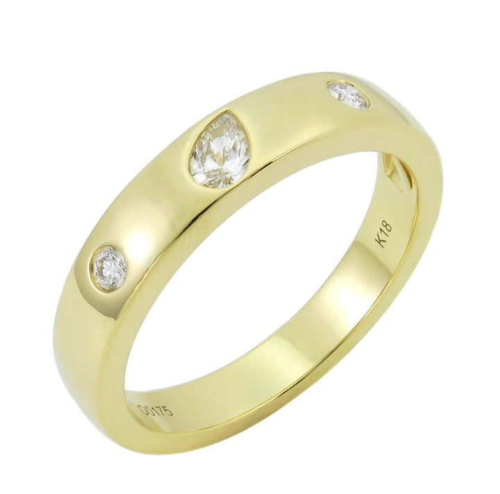 18kt Yellow Gold Diamond Band