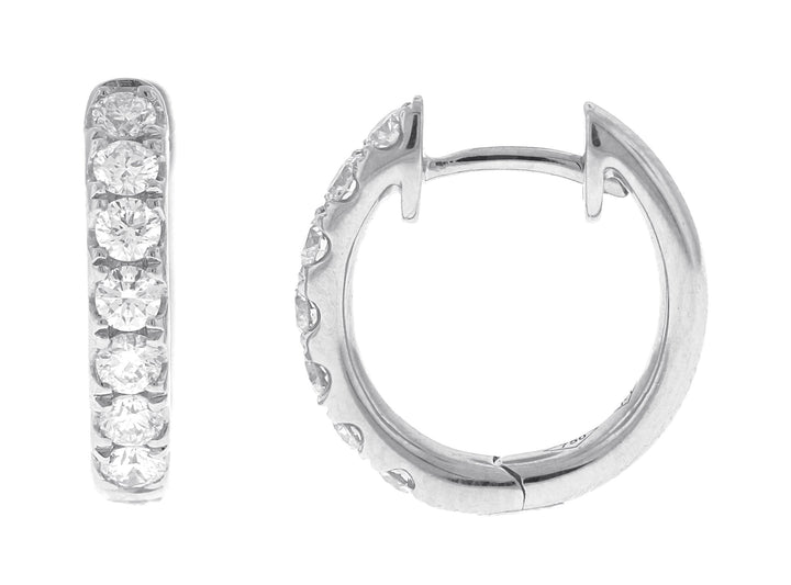 14kt White Gold Diamond Earrings