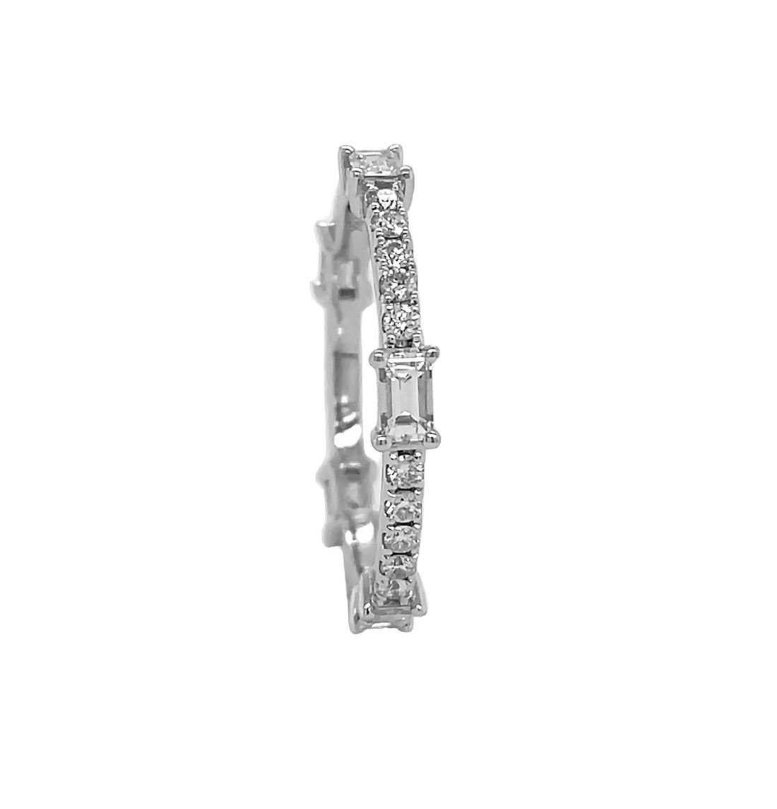 18kt White Gold Diamond Eternity Band