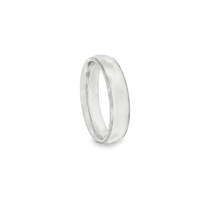 14kt White Gold Wedding Band