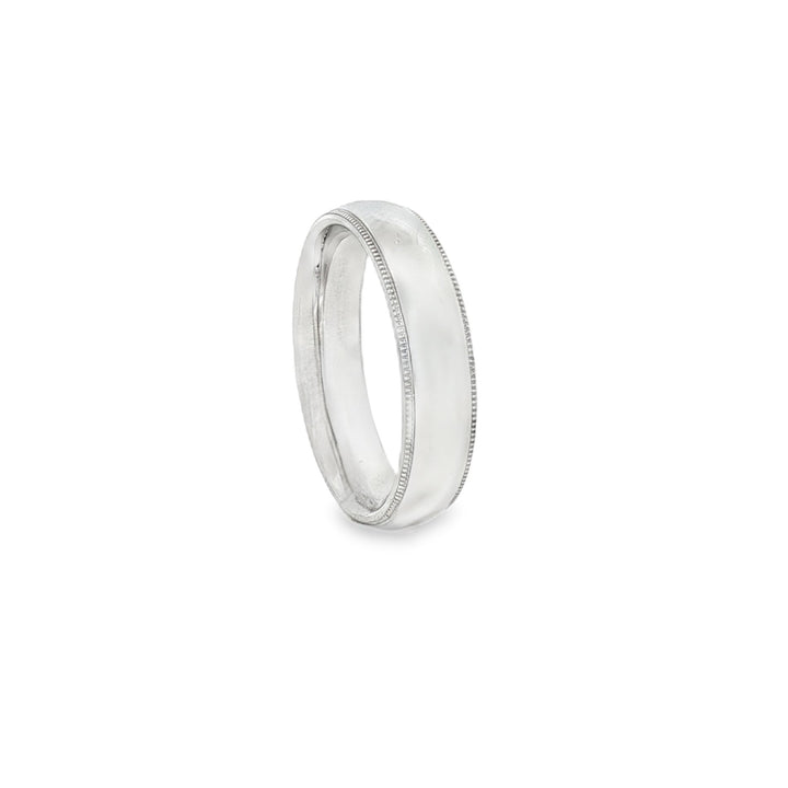 14kt White Gold Wedding Band