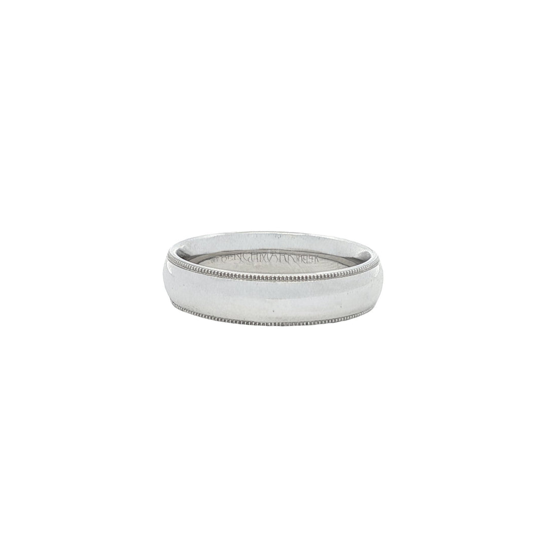 14kt White Gold Wedding Band