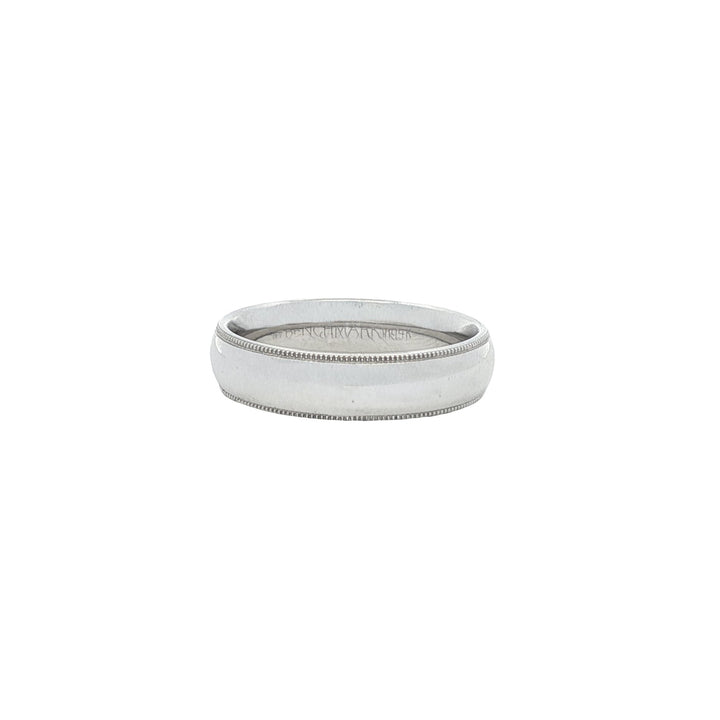 14kt White Gold Wedding Band