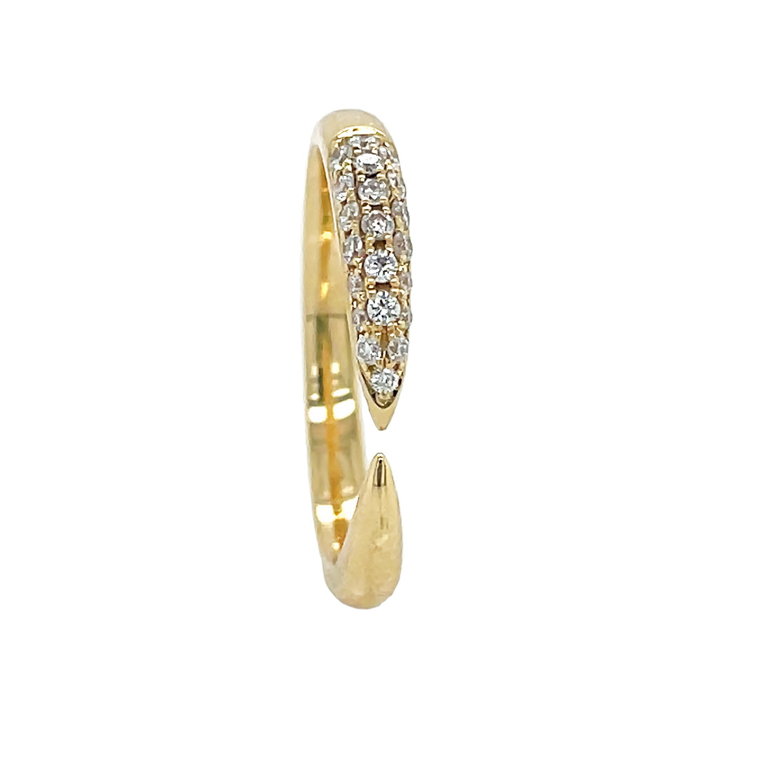 18kt Yellow Gold Diamond Band