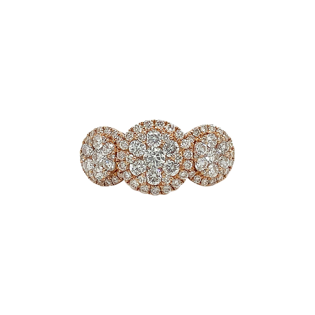 18kt Rose Gold Diamond Ring