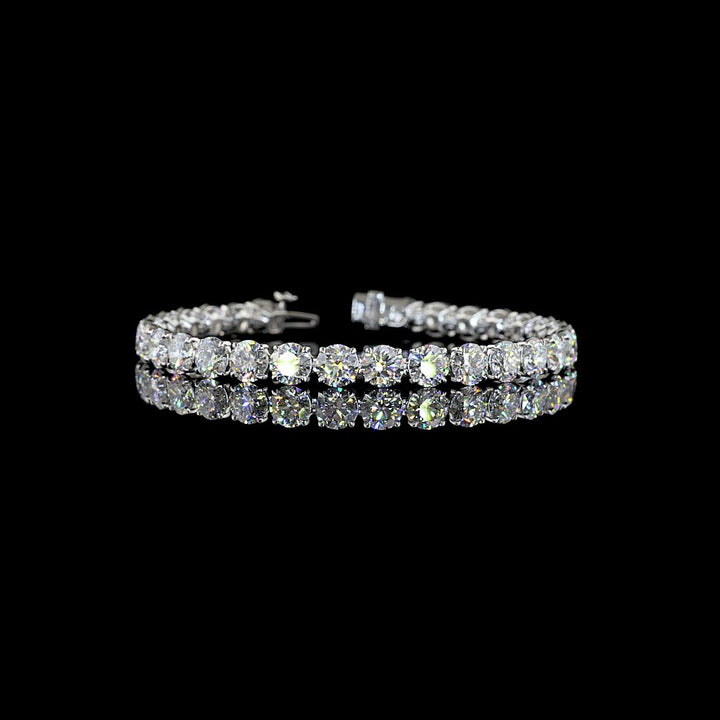 14kt White Gold Lab Diamond Bracelet
