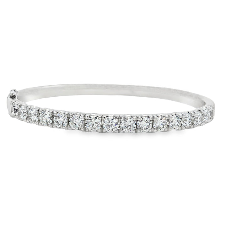 18kt White Gold Diamond Bangle
