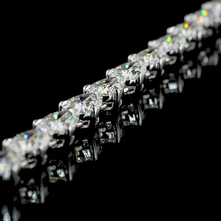 14kt White Gold Lab Diamond Tennis Necklace