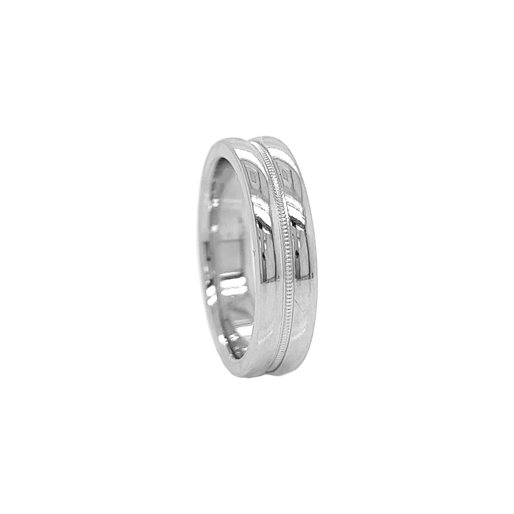 14kt White Gold Band