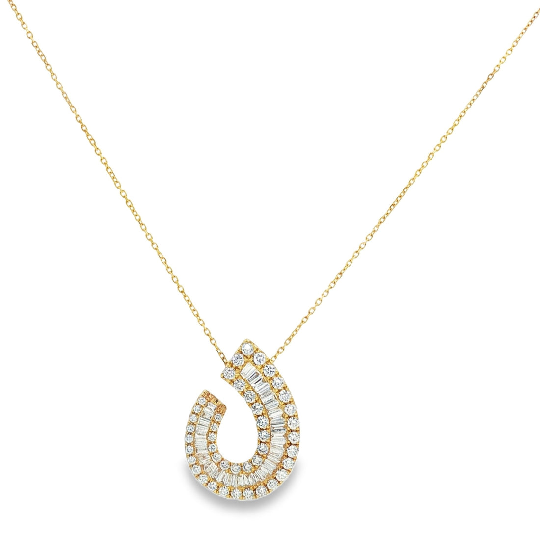 18kt Yellow Gold Diamond Pendant
