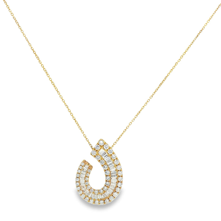 18kt Yellow Gold Diamond Pendant