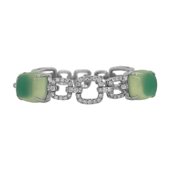 18kt White Gold Diamond Bracelet