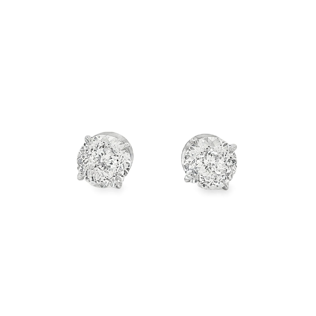 14kt White Gold Lab Diamond Studs