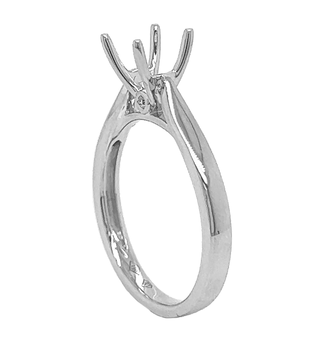 18kt White Gold Diamond Semi Mount