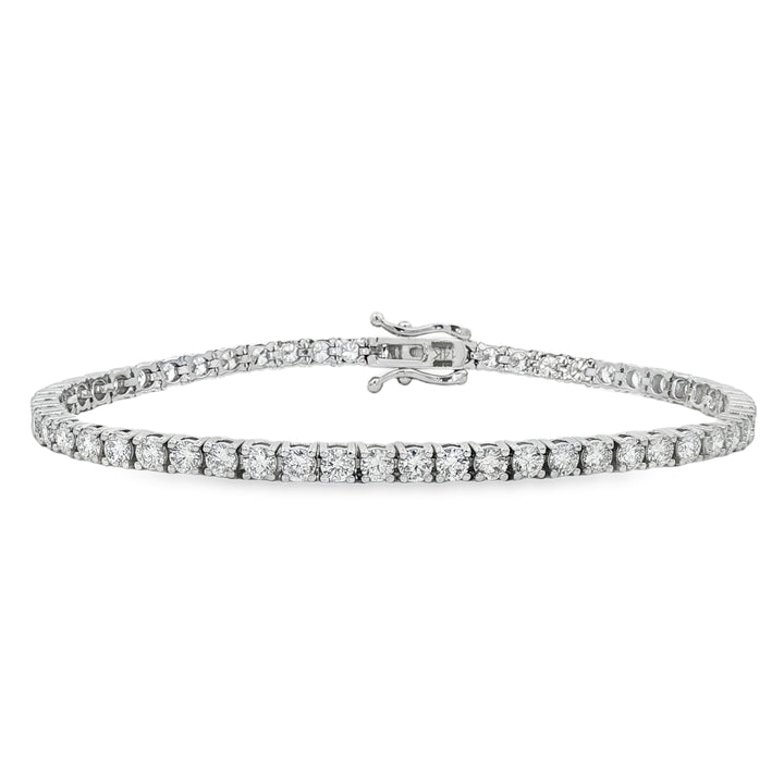 14kt White Gold Lab Diamond Tennis Bracelet