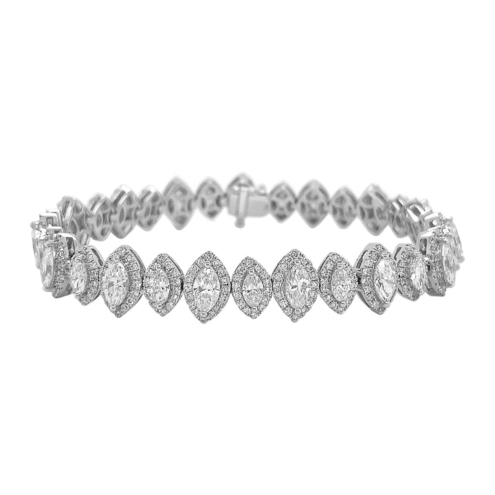18kt White Gold Diamond Bracelet