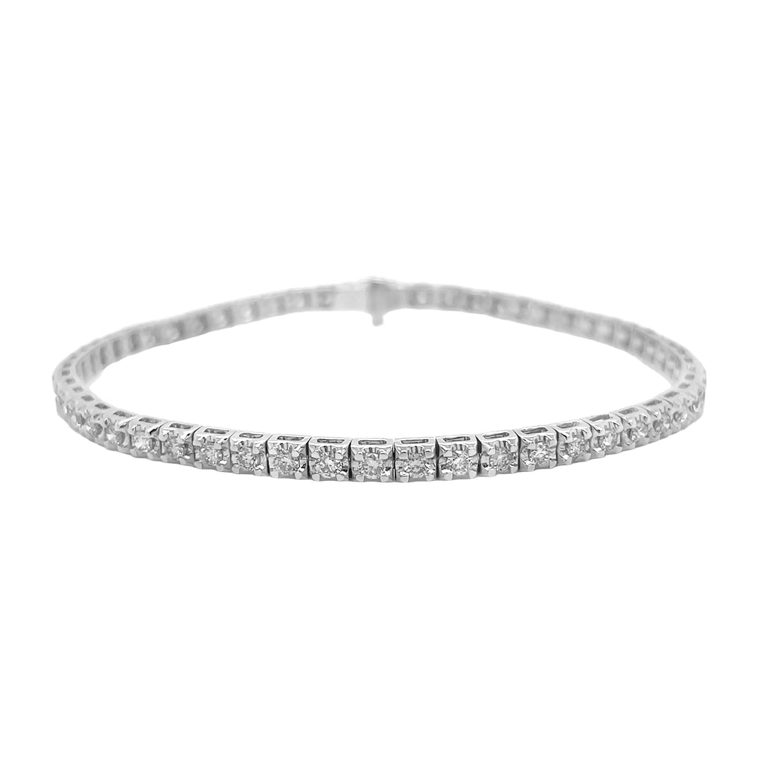 18kt White Gold Diamond Tennis Bracelet