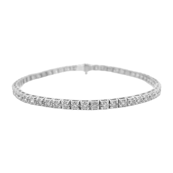 18kt White Gold Diamond Tennis Bracelet