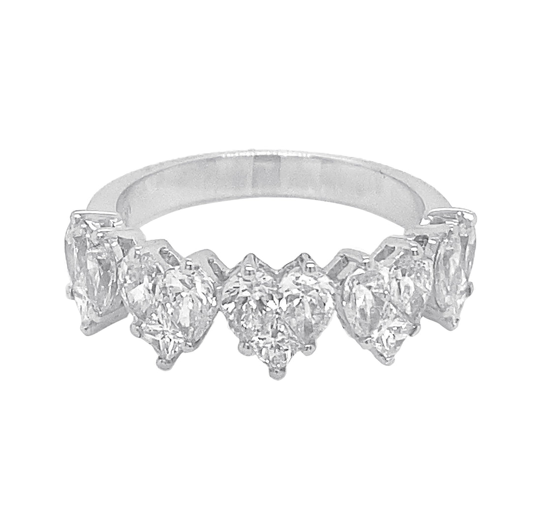 18kt White Gold Diamond Band