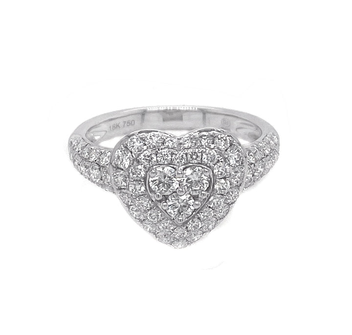 18kt White Gold Diamond Ring
