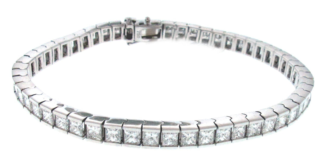 18kt White Gold Diamond Tennis Bracelet