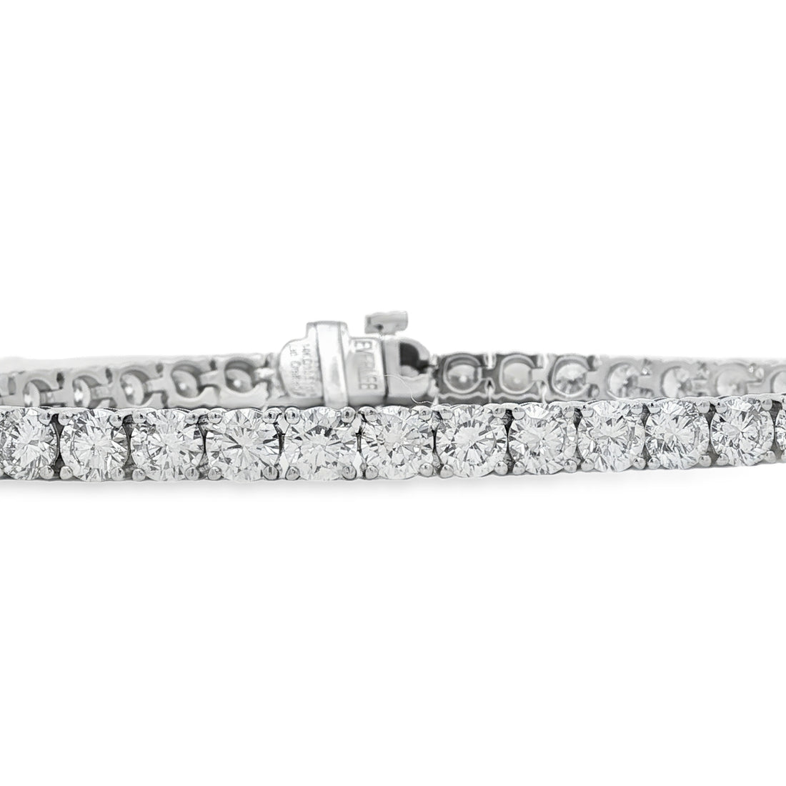 14kt White Gold Lab Diamond Tennis Bracelet