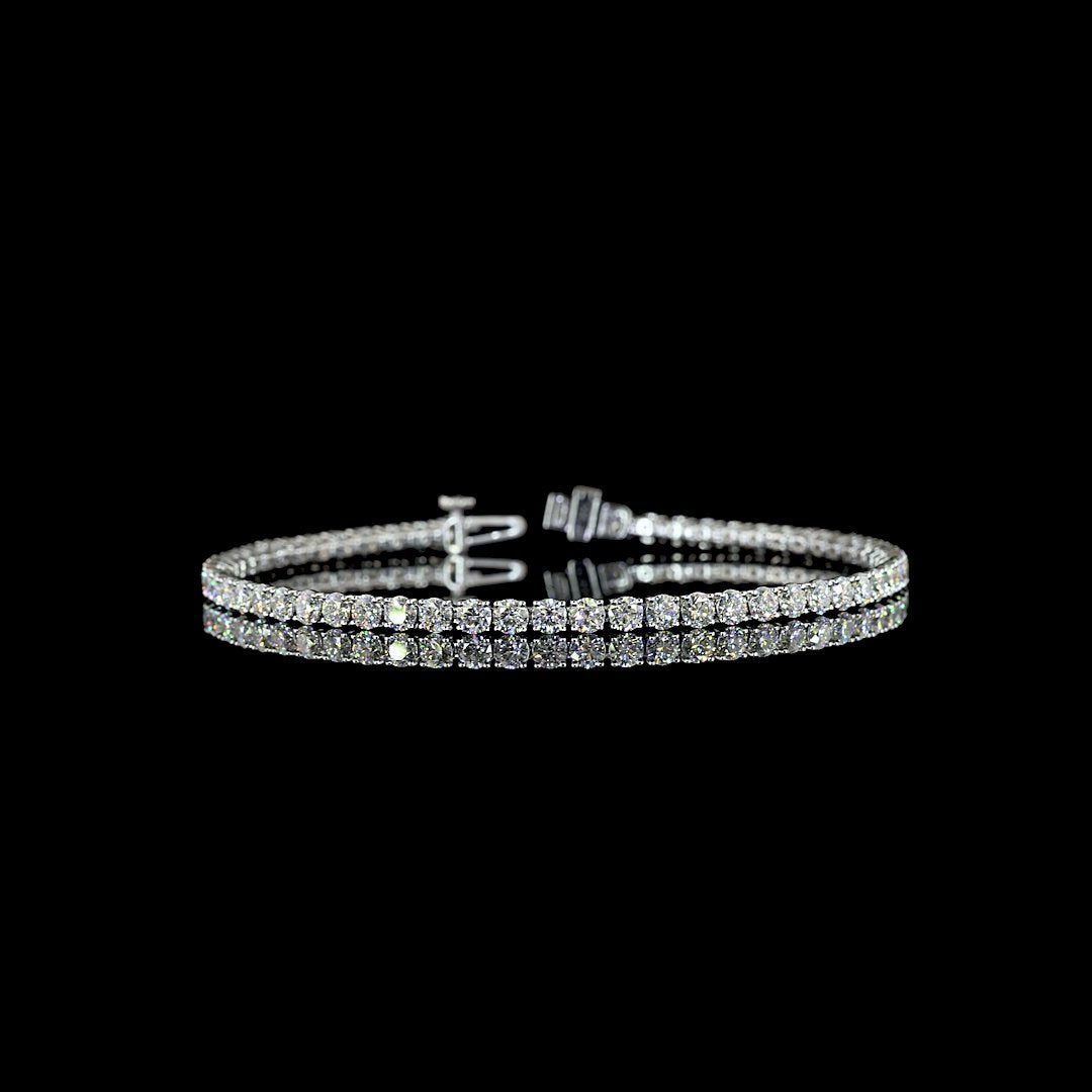18kt White Gold Diamond Tennis Bracelet