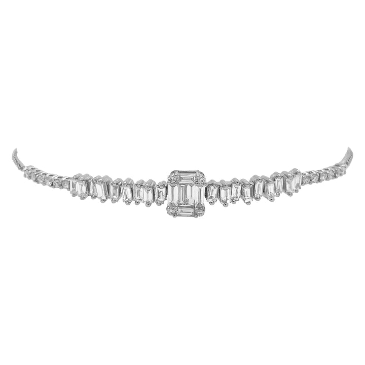 18kt White Gold Diamond Bracelet