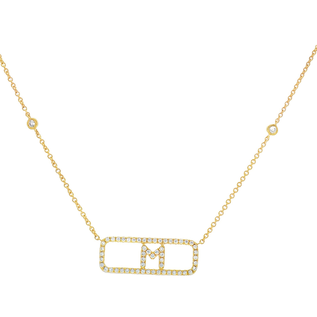 18kt Yellow Gold Diamond Pendant