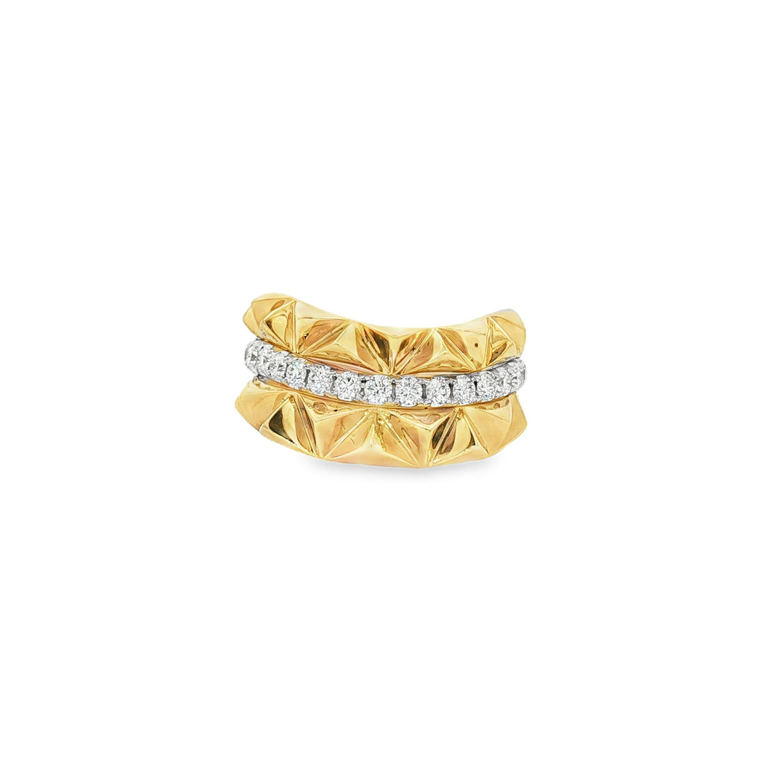 18kt Yellow Gold Diamond Ring