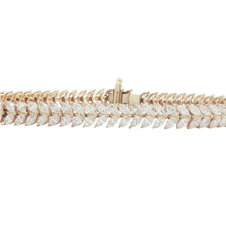 14kt Yellow Gold Lab Diamond Tennis Bracelet