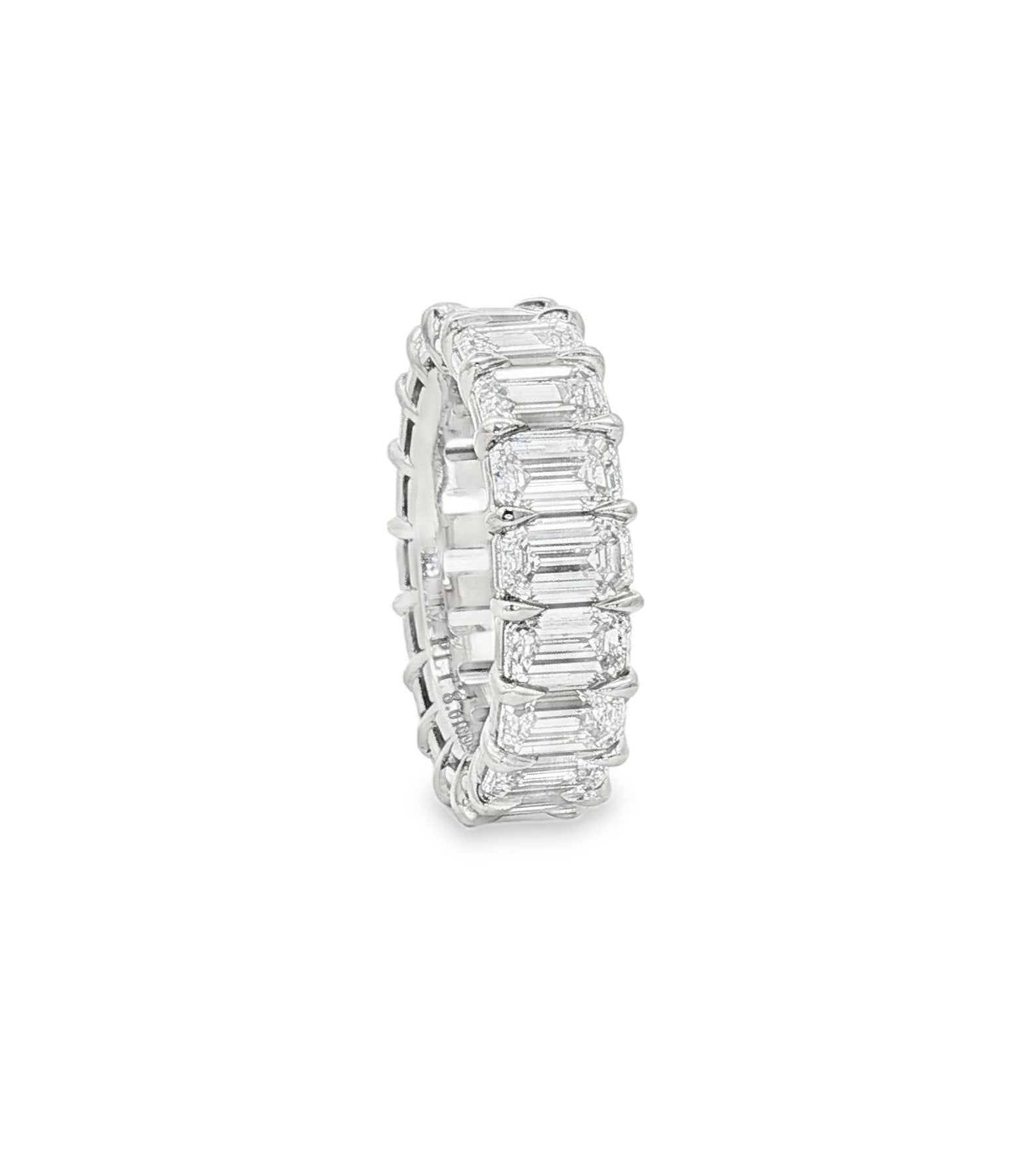 Platinum Lab Diamond Eternity Band