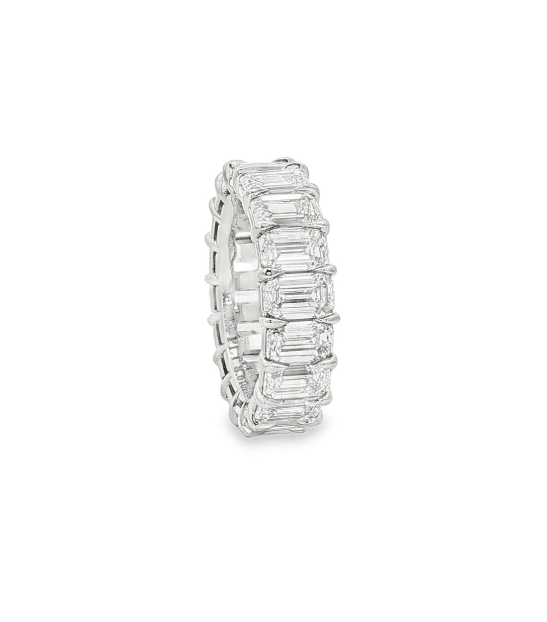 Platinum Lab Diamond Eternity Band
