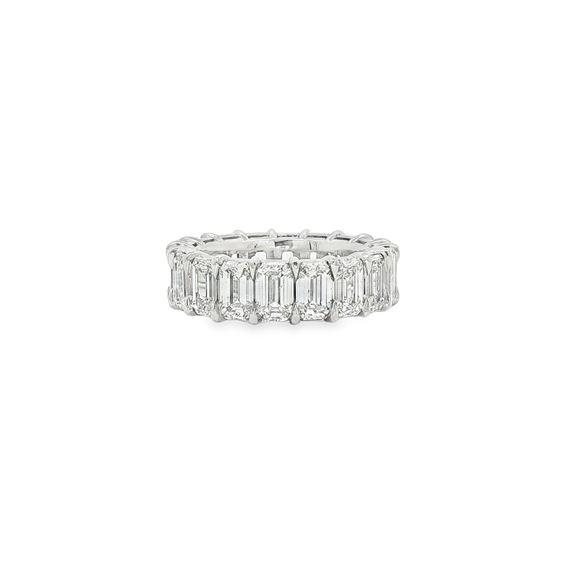 Platinum Lab Diamond Eternity Band
