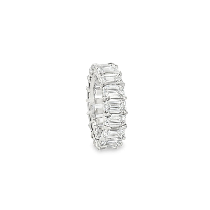 Platinum Lab Diamond Eternity Band