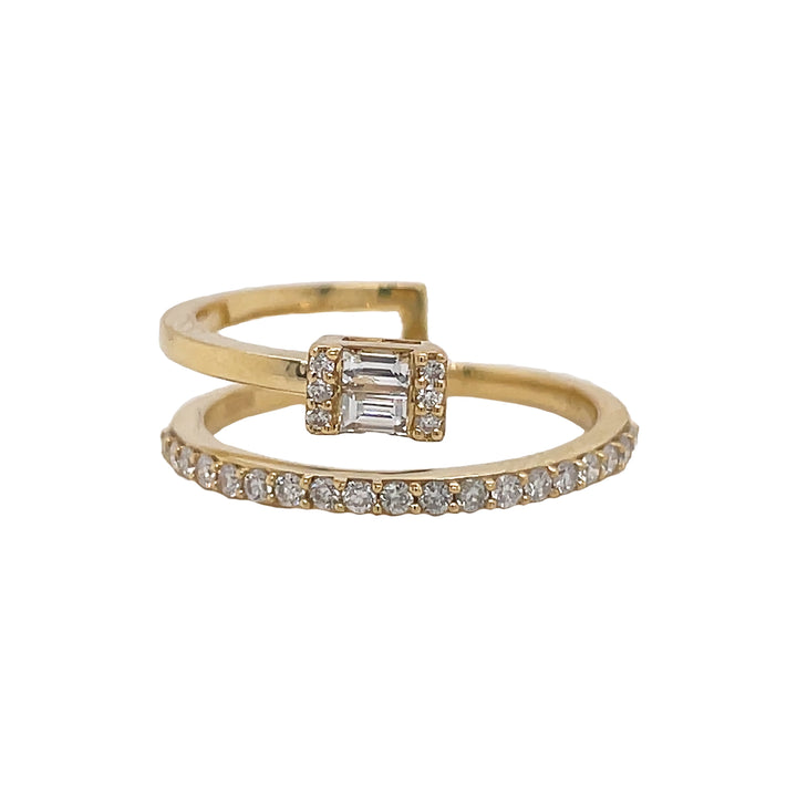 18kt Yellow Gold Diamond Ring
