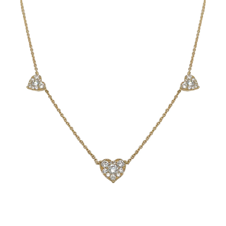 18kt Yellow Gold Diamond Necklace