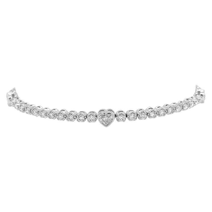 18kt White Gold Diamond Bracelet