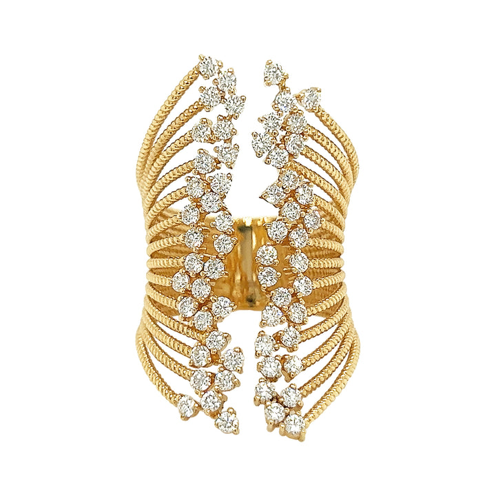 18kt Yellow Gold Diamond Ring