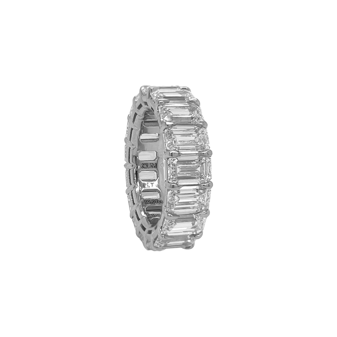 Platinum Lab Diamond Eternity Band