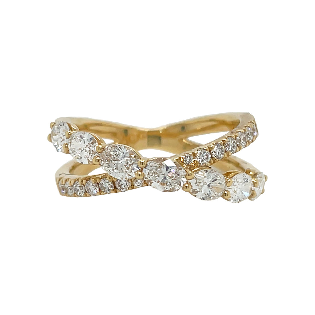 18kt Yellow Gold Diamond Ring