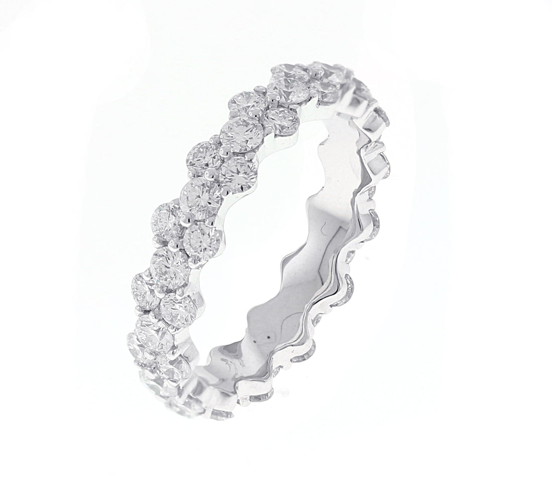 18kt White Gold Diamond Eternity Band